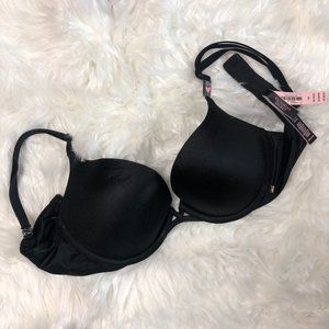 NWT Victoria's Secret Very Sexy Push Up Black 32D